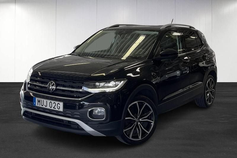 Svart (black) Begagnad 2021 VW T-Cross SUV | 229 900 kr (Marknadspris) - Bild 1/4