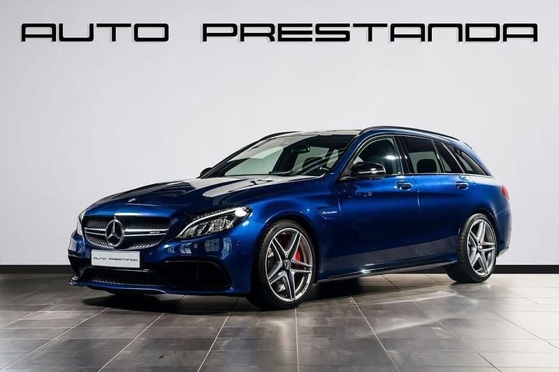 Begagnad Mercedes C63S AMG AMG 510 HK (375 kW) 2016 Blå Kombi