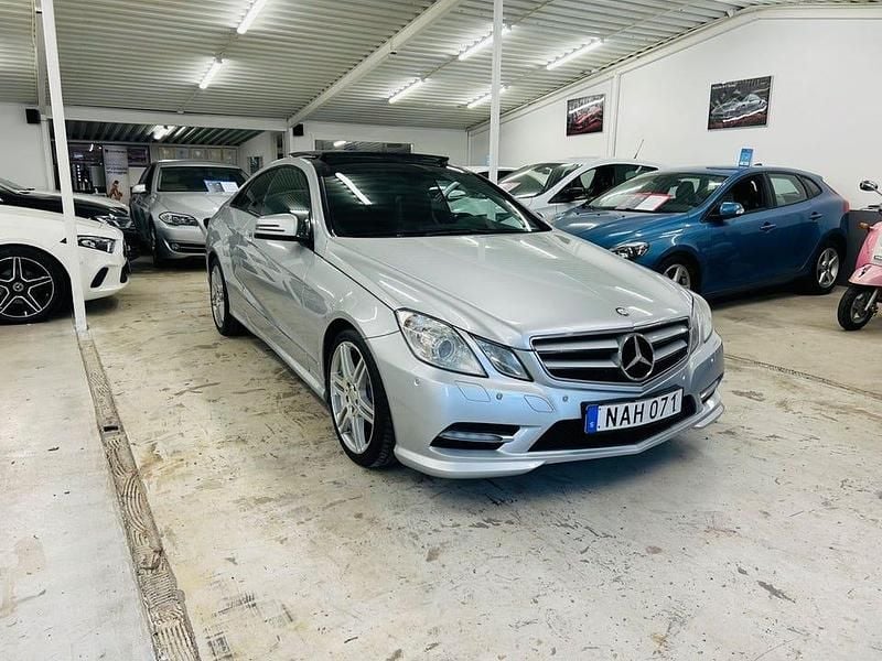 Begagnad Mercedes E220 AMG 170 HK (125 kW) 2012 Silver Sportkupé