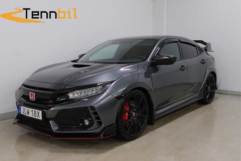Mörkgrå Begagnad 2018 Honda Civic Type R Halvkombi | 318 900 kr (Marknadspris) - Bild 1/4