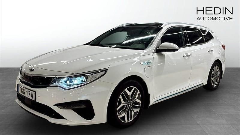 Vit Begagnad 2020 Kia Optima Advance Kombi | 219 900 kr - Bild 1/4