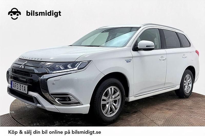 Vit Begagnad 2019 Mitsubishi Outlander P-HEV SUV | 279 800 kr (Marknadspris) - Bild 1/3