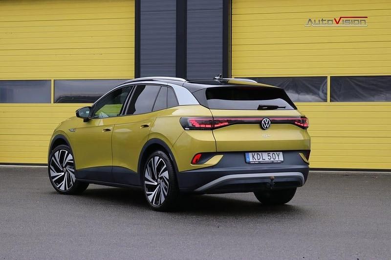 Begagnad VW ID.4 Edition 150 kW (204 HK) 2021 Gul SUV