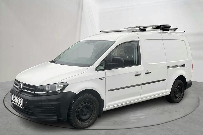 Vit Begagnad 2016 VW Caddy Maxi Minibuss | 179 000 kr (Bra pris) - Bild 1/4