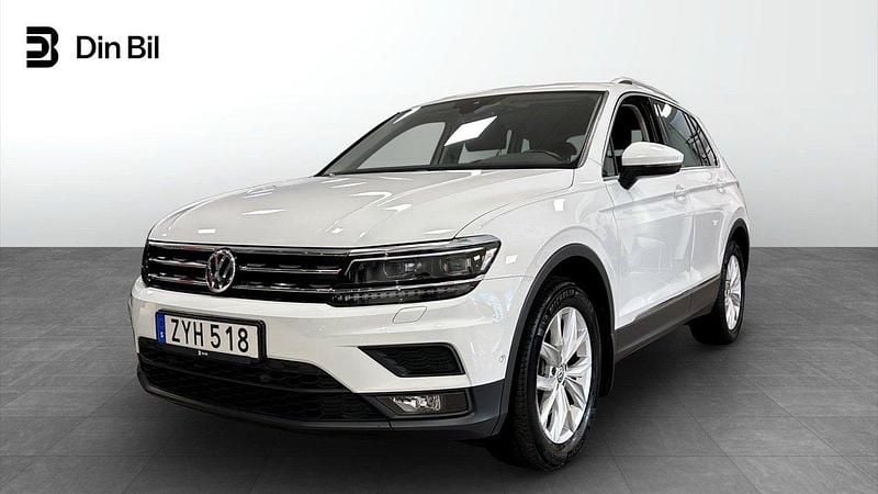 Vit Begagnad 2020 VW Tiguan Executive SUV | 249 900 kr (Bra pris) - Bild 1/4