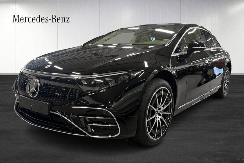 Svart Begagnad 2023 Mercedes EQS580 SE Sedan | 1 647 440 kr - Bild 1/4