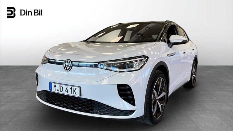 Vit Begagnad 2021 VW ID.4 GTX SUV | 327 800 kr (Marknadspris) - Bild 1/4
