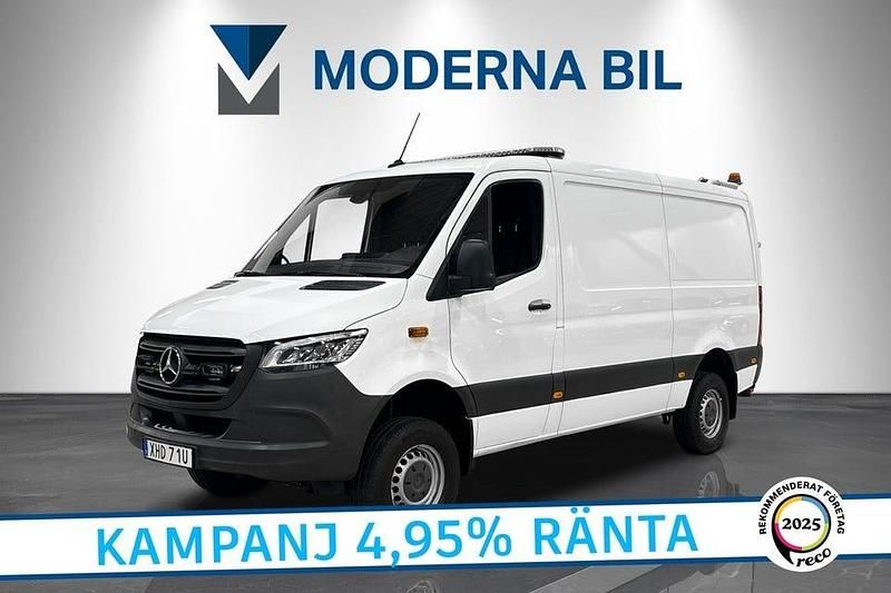 Vit Begagnad 2021 Mercedes Sprinter Van | 379 900 kr (Marknadspris) - Bild 1/4