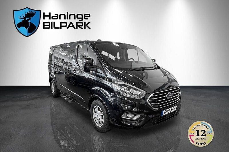 Svart Begagnad 2019 Ford Tourneo Custom Minibuss | 379 900 kr (Marknadspris) - Bild 1/4