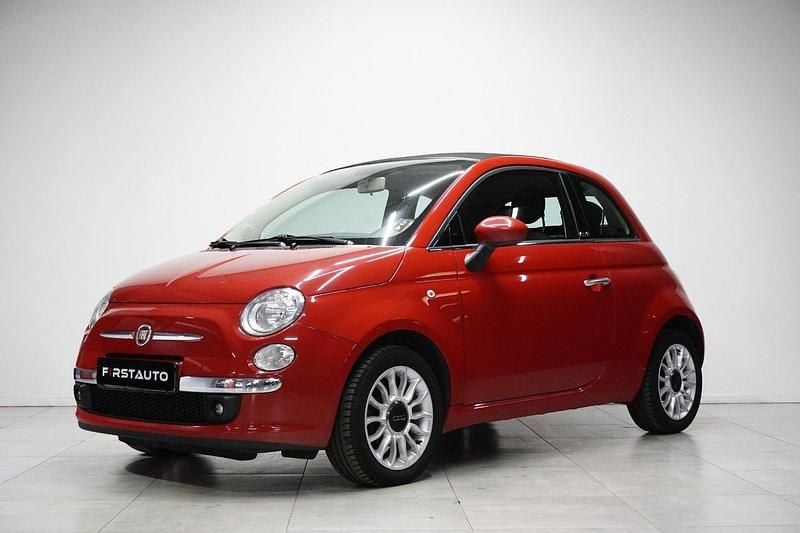 Röd Begagnad 2012 Fiat 500C Lounge Cab | 74 900 kr (Marknadspris) - Bild 1/4