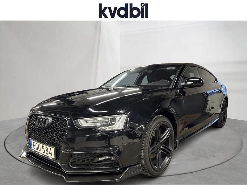 Svart Begagnad 2014 Audi A5 Sportback Halvkombi | 105 000 kr (Marknadspris) - Bild 1/3