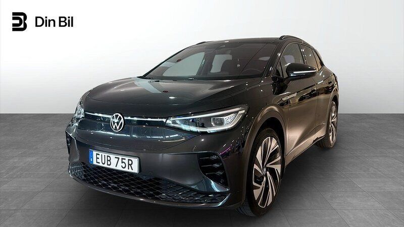 Mörkgrå Begagnad 2021 VW ID.4 GTX SUV | 329 900 kr (Bra pris) - Bild 1/4
