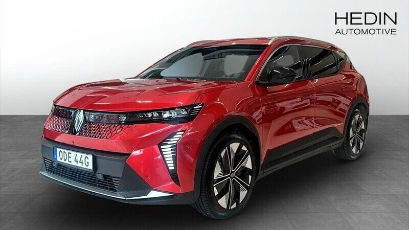 Röd (red) Begagnad 2024 Renault Scénic Techno Minibuss | 474 800 kr (Bra pris) - Bild 1/4