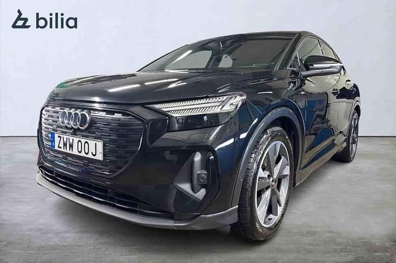 Svart Begagnad 2023 Audi Q4 Sportback e-tron SUV | 329 900 kr (Bra pris) - Bild 1/1