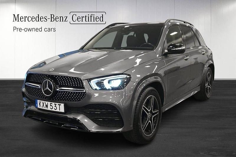 Selenitgrå metallic Begagnad 2023 Mercedes GLE350 AMG SUV | 759 000 kr (Dyr) - Bild 1/4