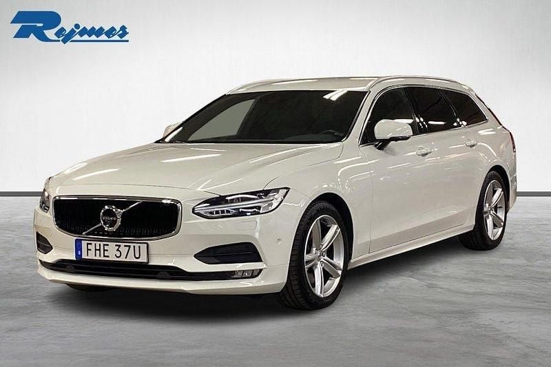 Vit Begagnad 2019 Volvo V90 Momentum Kombi | 259 800 kr (Marknadspris) - Bild 1/4