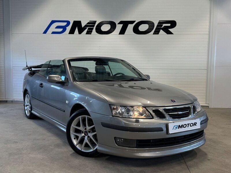 Ljusgrå Begagnad 2004 Saab 9-3 Cabriolet Aero Cab | 189 900 kr - Bild 1/4