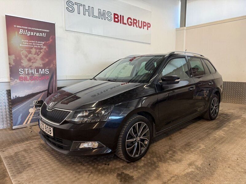 Svart Begagnad 2016 Skoda Fabia Ambition Kombi | 89 000 kr (Bra pris) - Bild 1/4