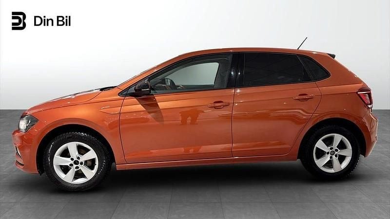 Begagnad VW Polo Comfortline 95 HK (69 kW) 2019 Orange Halvkombi