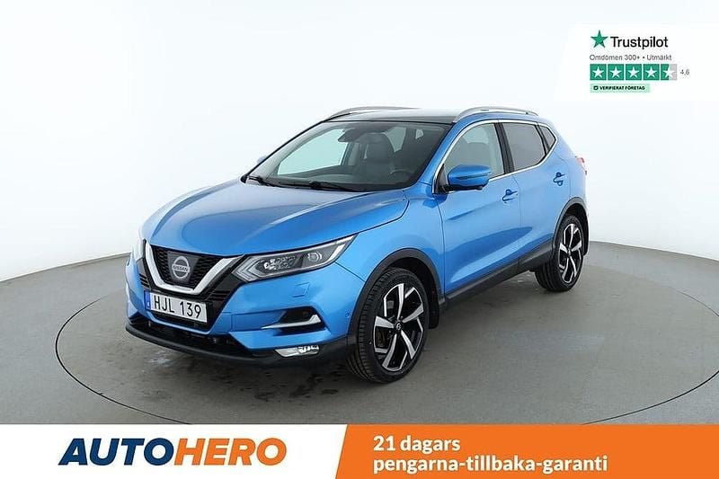 Blå Begagnad 2017 Nissan Qashqai 360º SUV | 147 000 kr (Marknadspris) - Bild 1/4