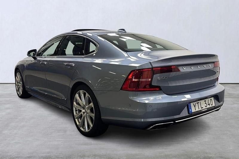 Begagnad Volvo S90 Inscription 412 HK (303 kW) 2018 Blå Sedan