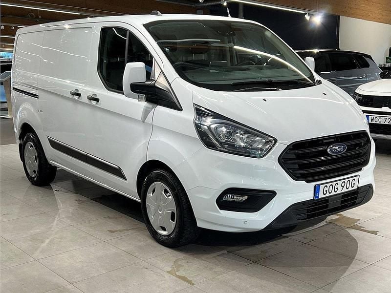 Vit Begagnad 2022 Ford Transit Custom Van | 249 875 kr (Marknadspris) - Bild 1/4