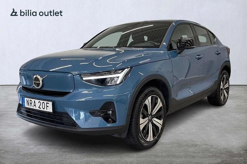 Blå Begagnad 2023 Volvo EC40 Ultimate SUV | 429 900 kr (Bra pris) - Bild 1/3