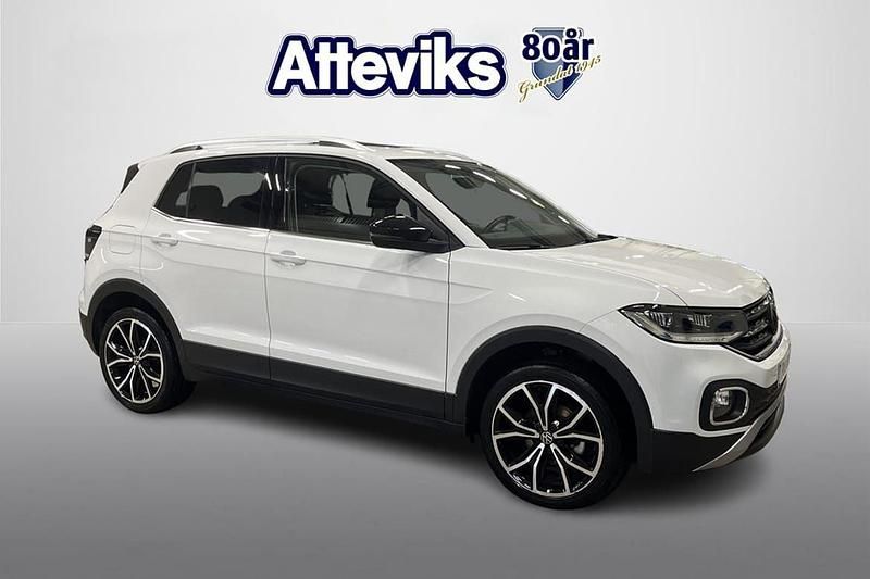 Vit Begagnad 2023 VW T-Cross GT SUV | 249 900 kr (Marknadspris) - Bild 1/4