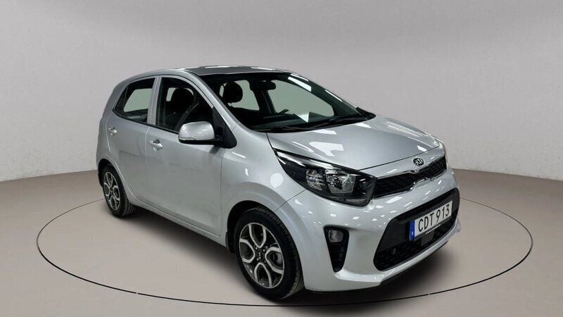 Grå Begagnad 2018 Kia Picanto Advance Halvkombi | 75 000 kr (Marknadspris) - Bild 1/4