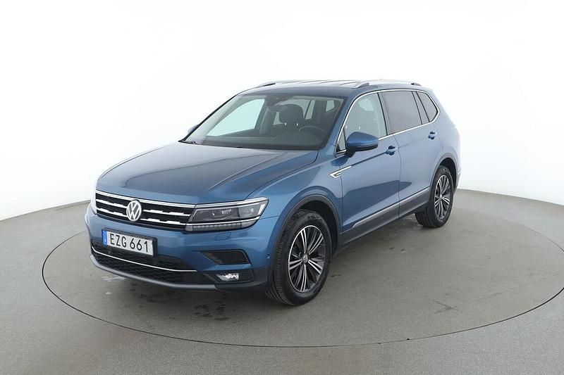 Blå Begagnad 2018 VW Tiguan Allspace Highline SUV | 293 000 kr (Lite dyr) - Bild 1/3