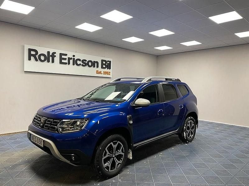 Mörkblå Begagnad 2020 Dacia Duster Prestige SUV | 169 500 kr (Marknadspris) - Bild 1/4