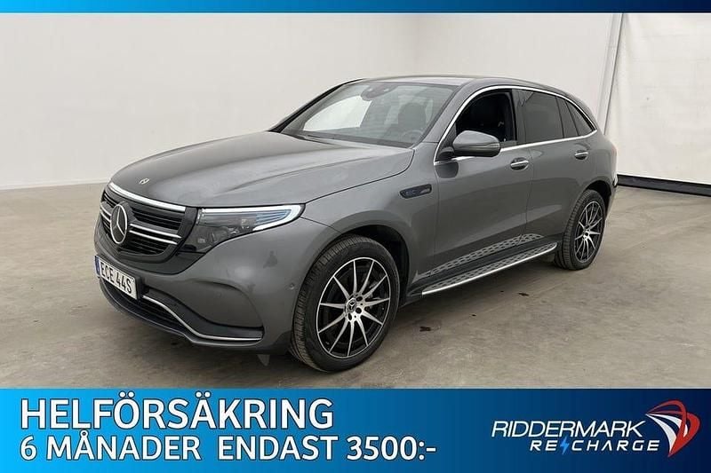 Grå Begagnad 2020 Mercedes EQC400 AMG SUV | 399 800 kr (Bra pris) - Bild 1/3