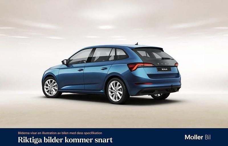 Begagnad Skoda Scala Style 150 HK (110 kW) 2022 Blå Halvkombi
