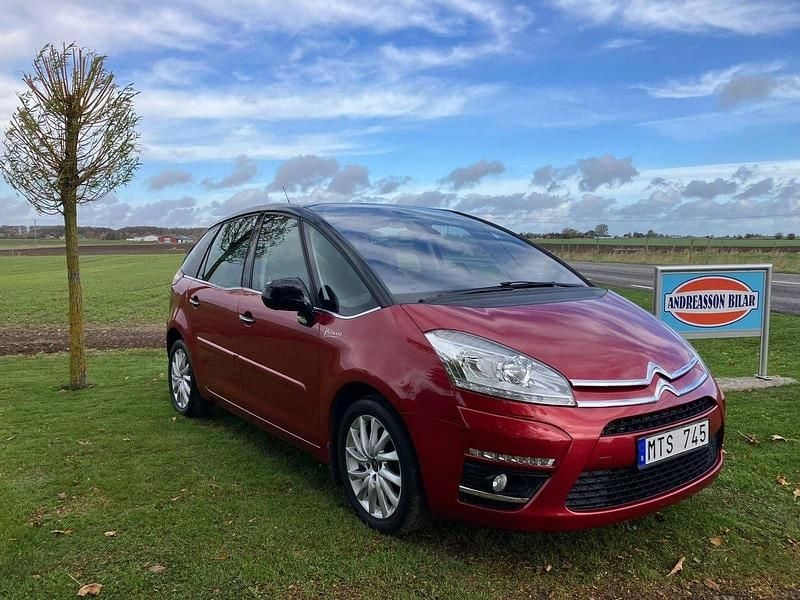 Röd Begagnad 2012 Citroën C4 Picasso Exclusive Minibuss | 89 000 kr (Dyr) - Bild 1/4