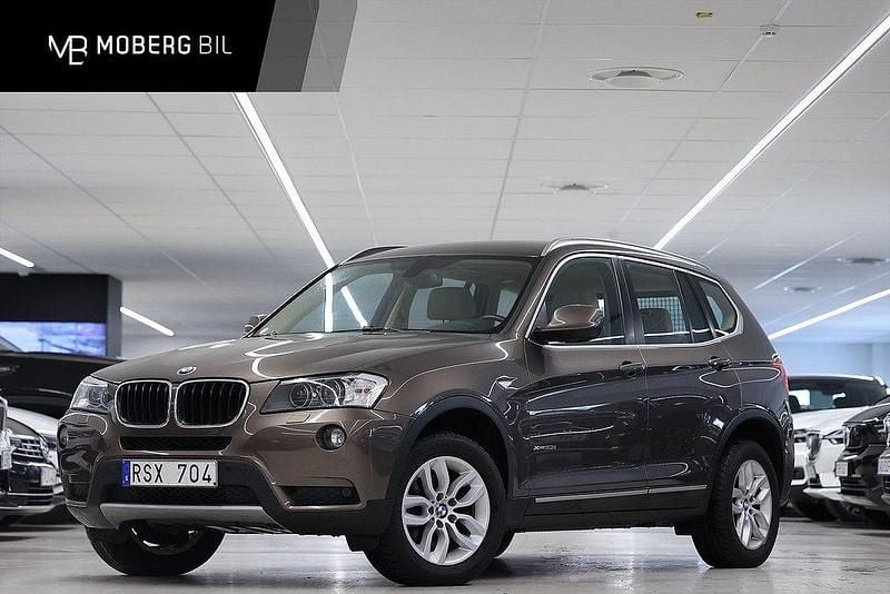 Brun Begagnad 2012 BMW X3 SUV | 179 900 kr (Marknadspris) - Bild 1/3