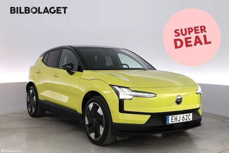 Gul Begagnad 2024 Volvo EX30 Single Motor Extended Range SUV | 399 500 kr - Bild 1/4