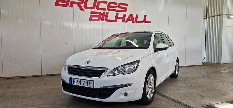 Begagnad Peugeot 308 SW Active 131 HK (96 kW) 2014 Vit Kombi
