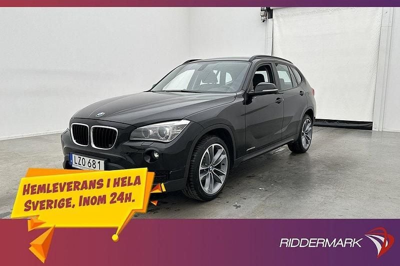 Svart Begagnad 2012 BMW X1 SUV | 144 800 kr (Lite dyr) - Bild 1/3