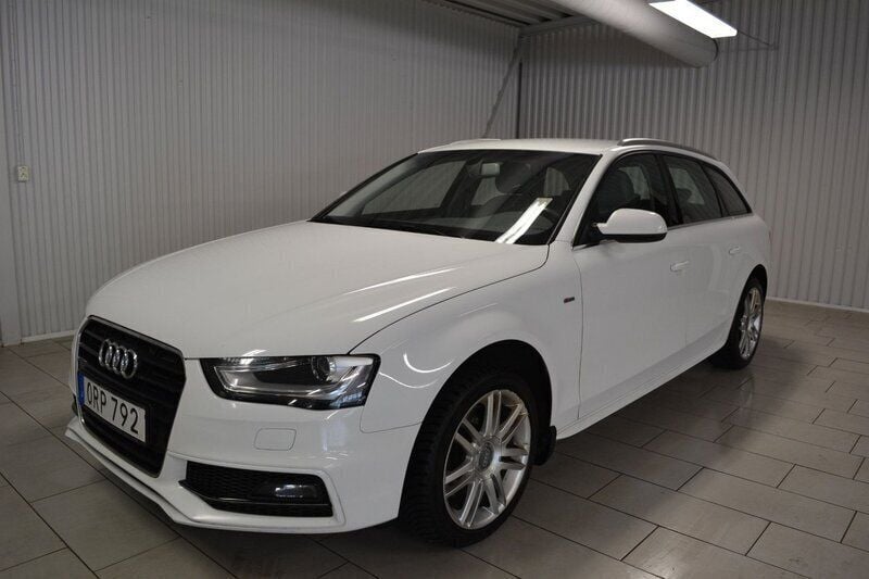 Vit Begagnad 2015 Audi A4 S-Line Kombi | 99 000 kr (Bra pris) - Bild 1/3