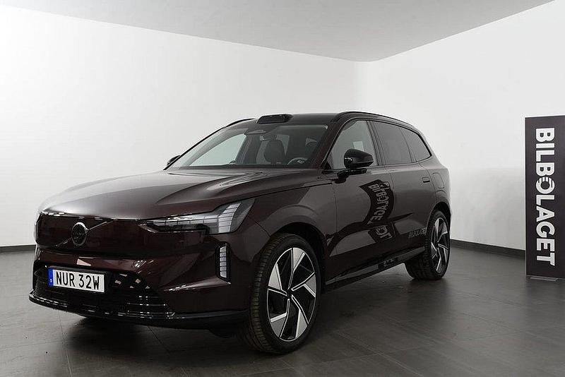 Mörkröd Ny 2025 Volvo EX90 Performance SUV | 1 129 500 kr (Lite dyr) - Bild 1/4