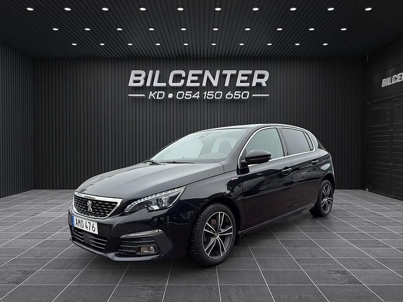 Begagnad Peugeot 308 GT-line 131 HK (96 kW) 2017 Svart Halvkombi