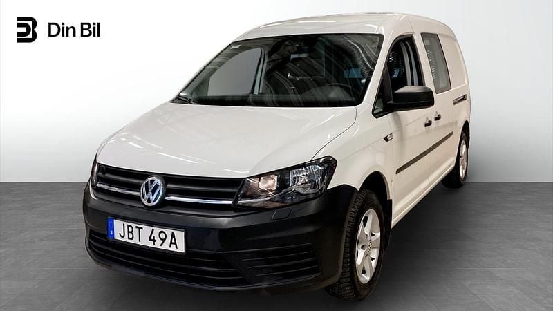 Candyvit Begagnad 2020 VW Caddy Maxi Minibuss | 179 900 kr (Marknadspris) - Bild 1/4