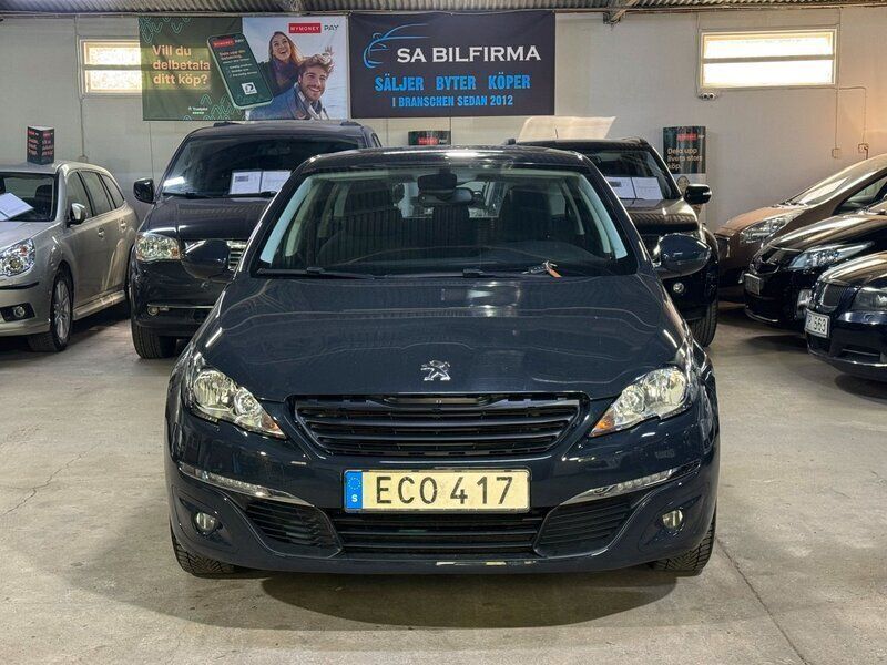 Mörkgrå Begagnad 2014 Peugeot 308 Active Kombi | 59 900 kr (Marknadspris) - Bild 1/4