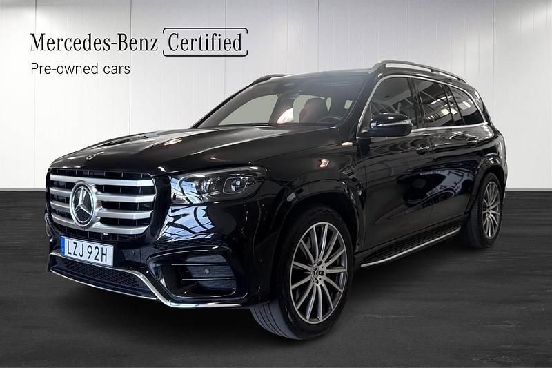 Svart (black) Begagnad 2025 Mercedes GLS450 AMG Line Premium Plus SUV | 1 189 000 kr (Dyr) - Bild 1/4