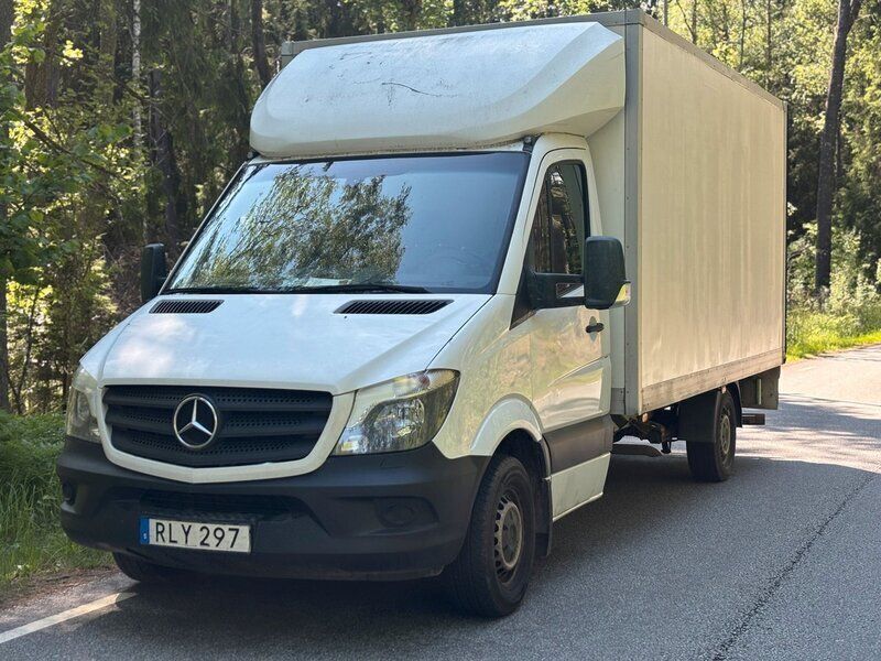 Vit Begagnad 2018 Mercedes Sprinter Van | 185 000 kr (Superpris) - Bild 1/4
