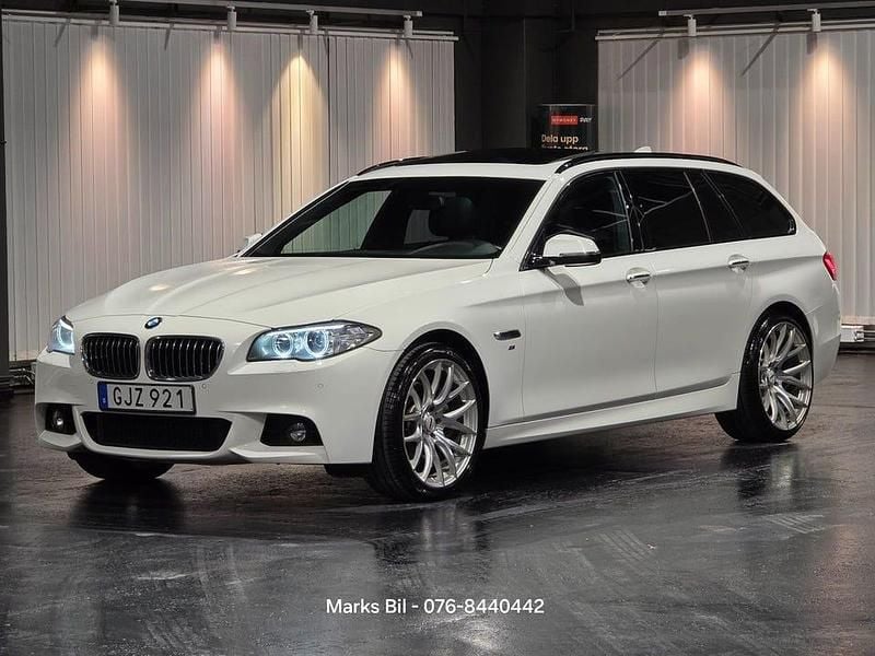 Begagnad BMW 535 M Sport 313 HK (230 kW) 2015 Vit Kombi