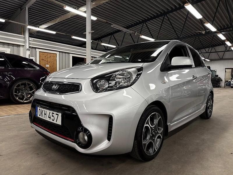 Grå Begagnad 2016 Kia Picanto Halvkombi | 79 900 kr (Marknadspris) - Bild 1/4