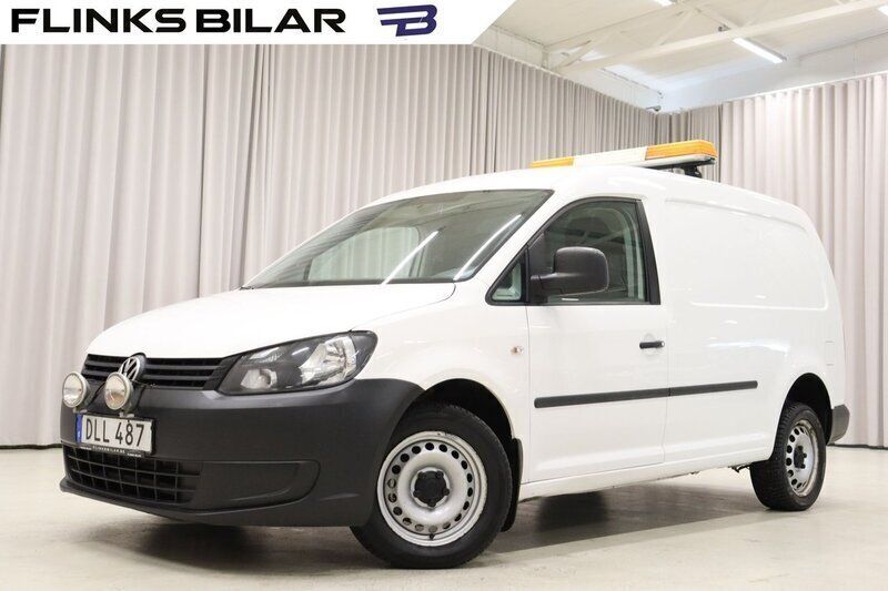 Vit Begagnad 2015 VW Caddy Maxi Minibuss | 109 900 kr (Marknadspris) - Bild 1/4