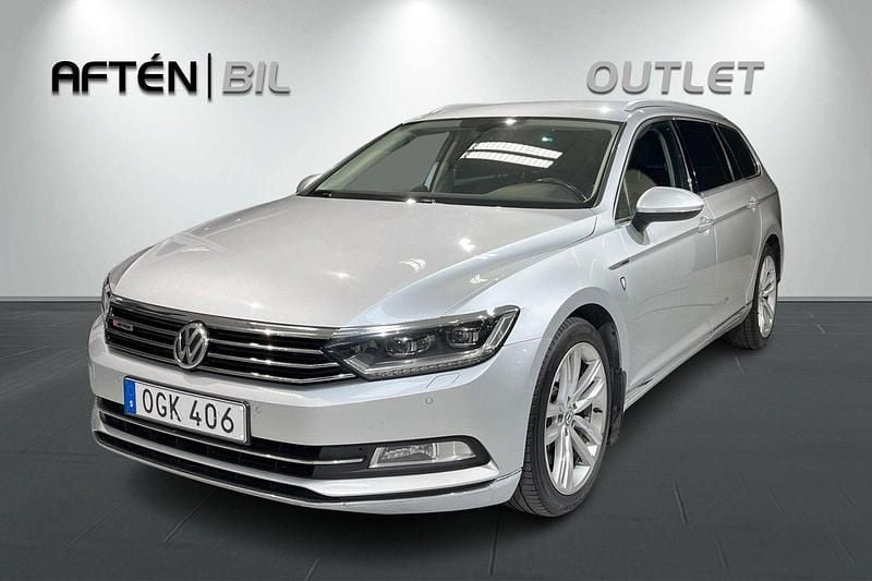 Silver Begagnad 2017 VW Passat GTS Kombi | 159 800 kr (Superpris) - Bild 1/3