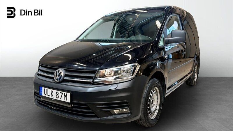 Svart Begagnad 2020 VW Caddy Minibuss | 144 900 kr (Marknadspris) - Bild 1/4